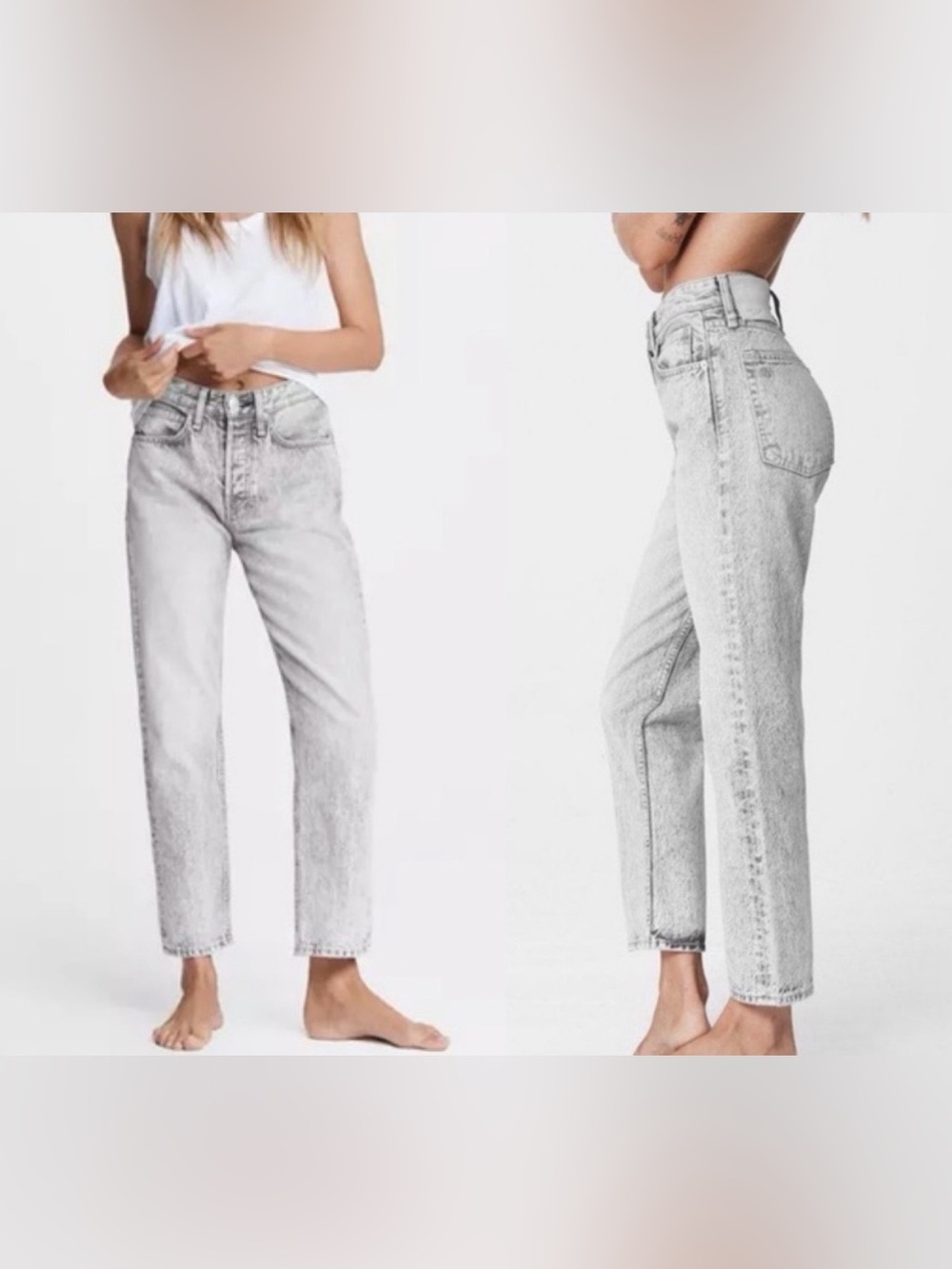 rag & bone Maya High-Rise Ankle Slim in Acid Women’s 25